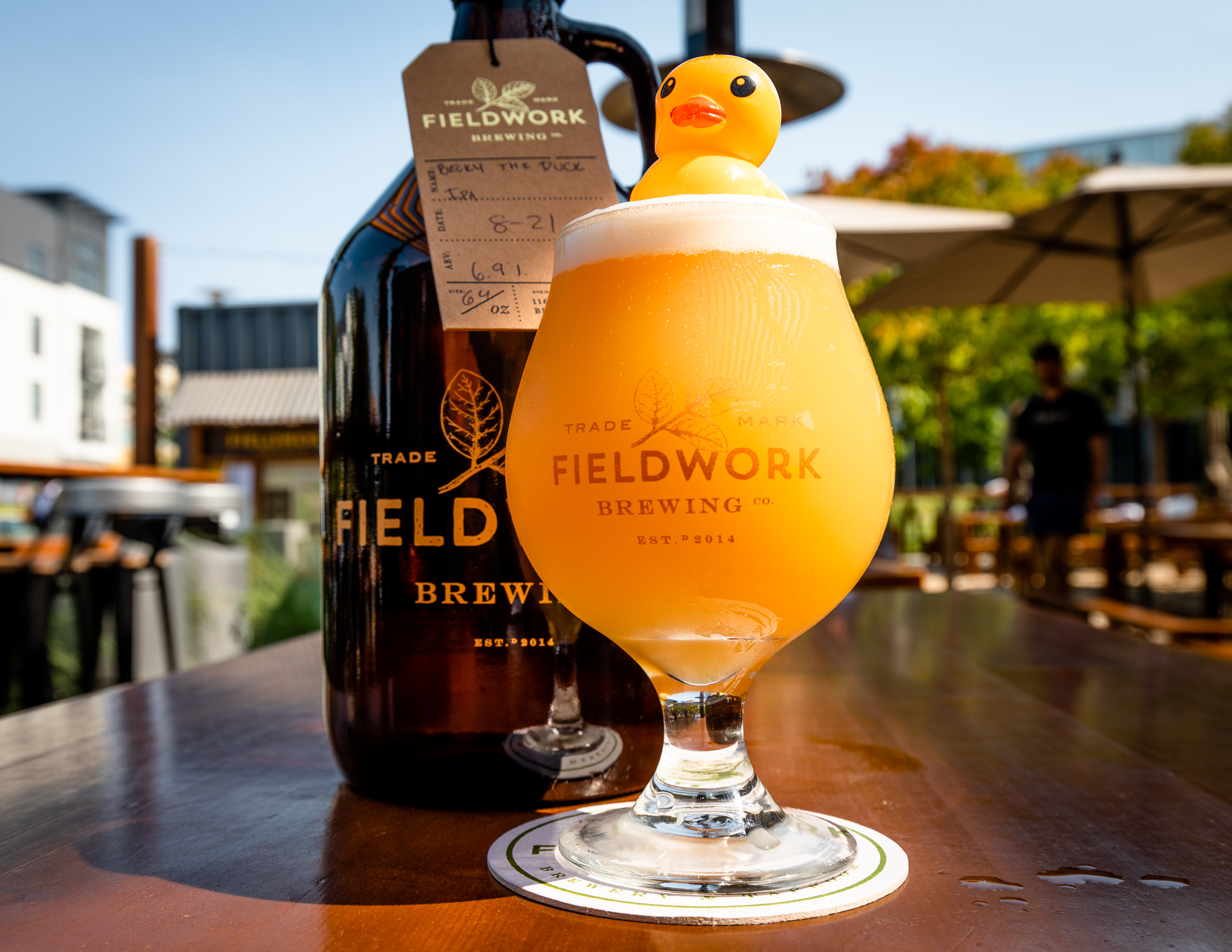 Becky the Duck Fieldwork Brewing Co.